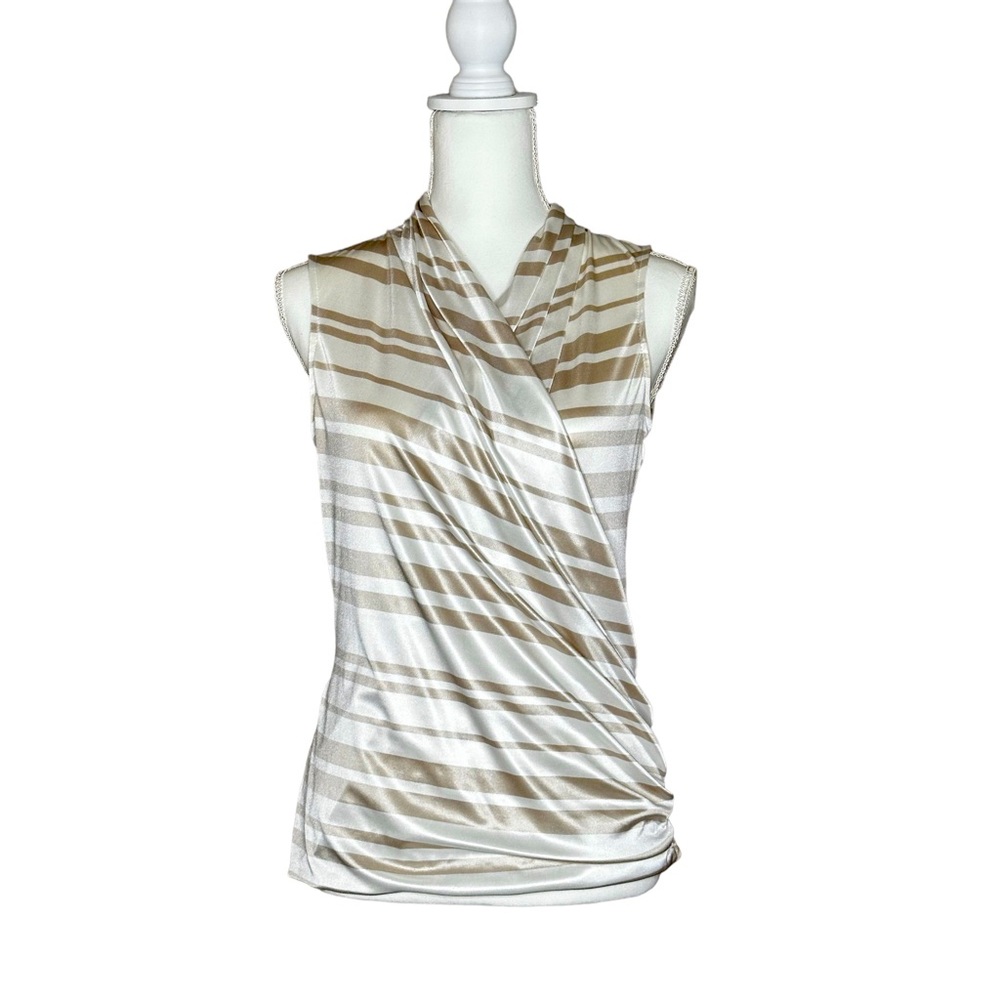 New York and Company V-Neck Wrap Blouse